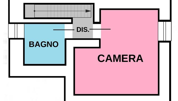 Planimetria primo piano 